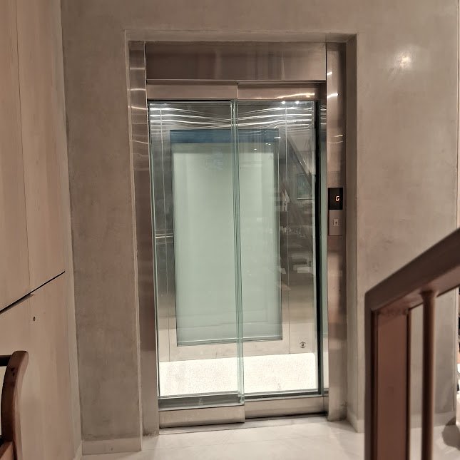 Telescopic Full Glass Auto Door
